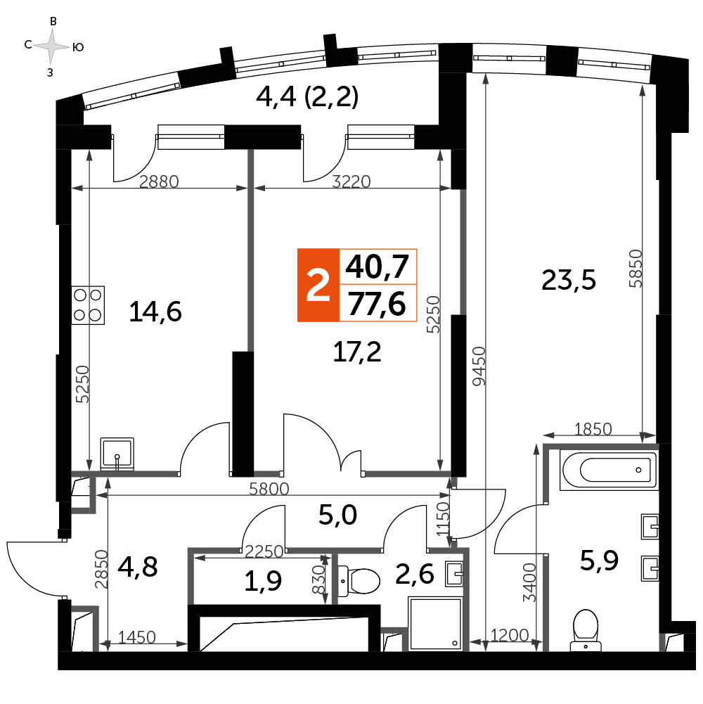 Квартира №413